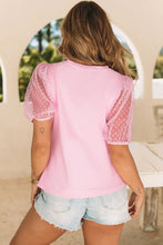 Load image into Gallery viewer, Pink Tulle Sleeve Top
