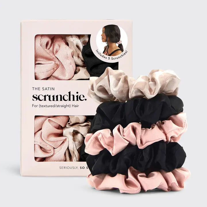 Satin Sleep Scrunchies - 5pc