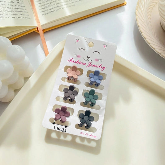 Small Flower Hair Clip Set