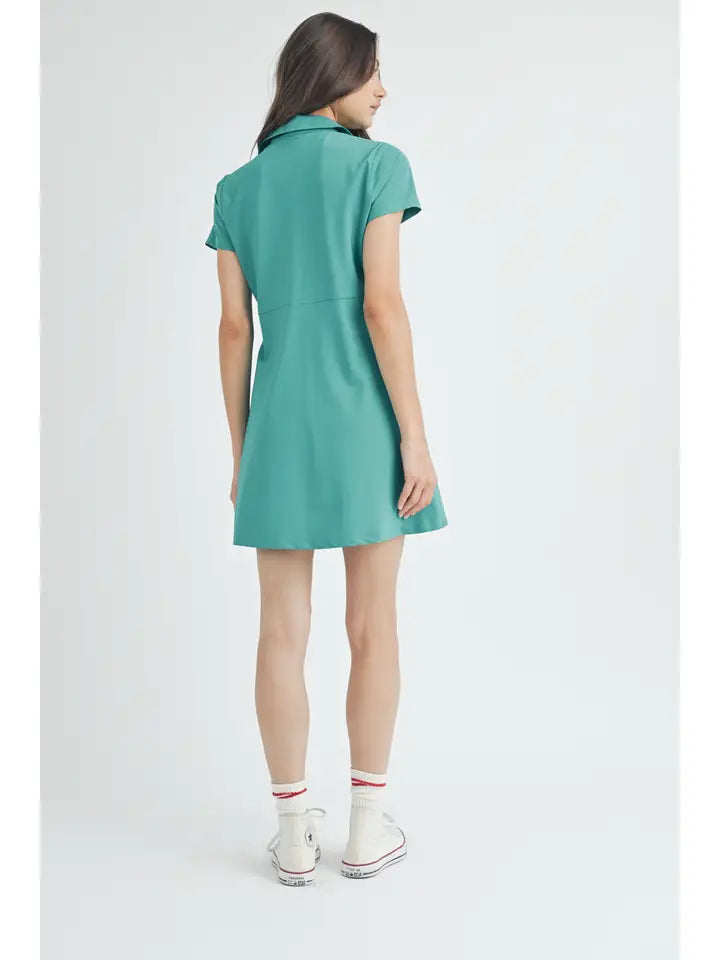 Teal Active Dress