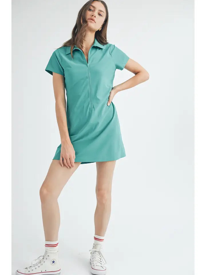 Teal Active Dress