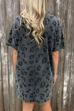 Load image into Gallery viewer, Vintage Leopard Tshirt Dress
