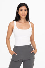 Load image into Gallery viewer, Square Neck Ribbed Tank Top
