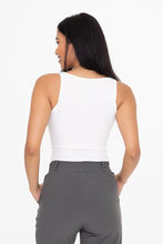 Load image into Gallery viewer, Square Neck Ribbed Tank Top
