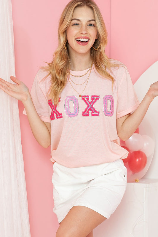 XOXO Shiny Graphic Tee