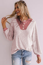 Load image into Gallery viewer, Pink Button Crewneck
