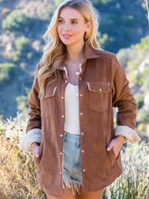 Load image into Gallery viewer, Camel Corduroy Sherpa
