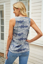 Load image into Gallery viewer, Camo Hollow Out Tank
