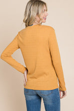 Load image into Gallery viewer, Basic Ribbed Relaxed Long Sleeve
