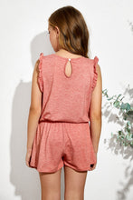 Load image into Gallery viewer, Girl Rosie Ruffled Romper
