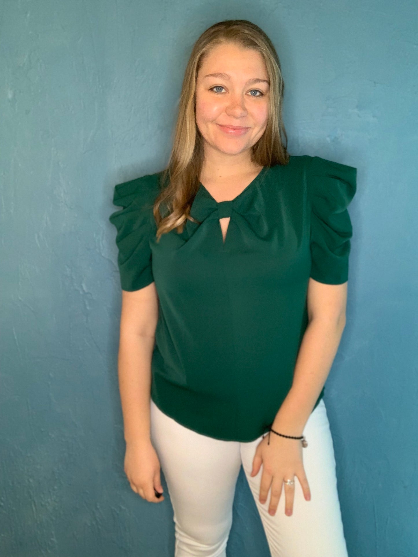 Adalyn Green Blouse