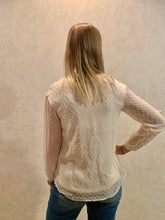 Load image into Gallery viewer, Beige Dotted Blouse

