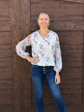 Load image into Gallery viewer, Floral Print Top - Curvy
