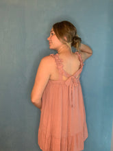 Load image into Gallery viewer, Dusty Rose Sun Dress
