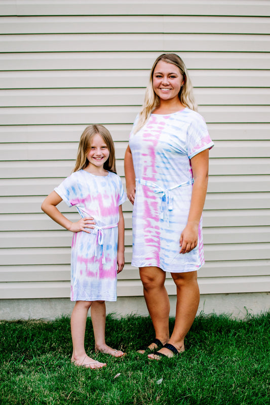 Tie Dye Mini Dress