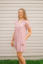 Load image into Gallery viewer, Pink Pom Pom Babydoll Dress
