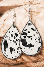 Load image into Gallery viewer, Cow Print Western Drop Earring
