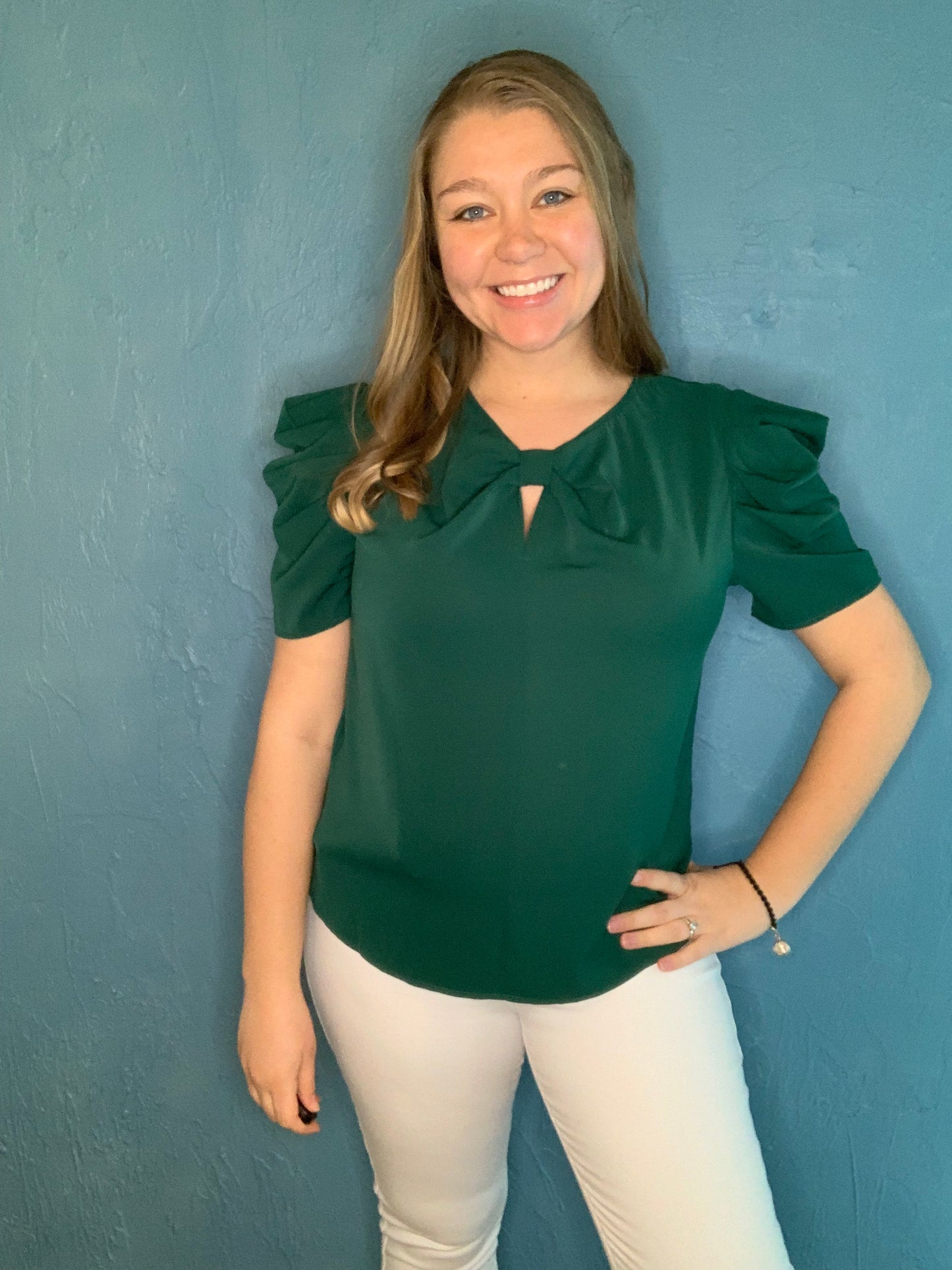 Adalyn Green Blouse