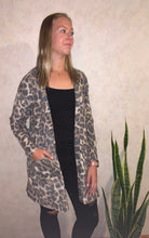 Load image into Gallery viewer, Leopard Pocket Cardigan
