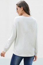 Load image into Gallery viewer, Gray Twist Knot Pullover
