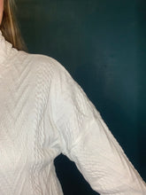 Load image into Gallery viewer, Ivory Cowl Neck Sweatshirt
