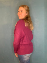 Load image into Gallery viewer, Plum Dolman Pullover
