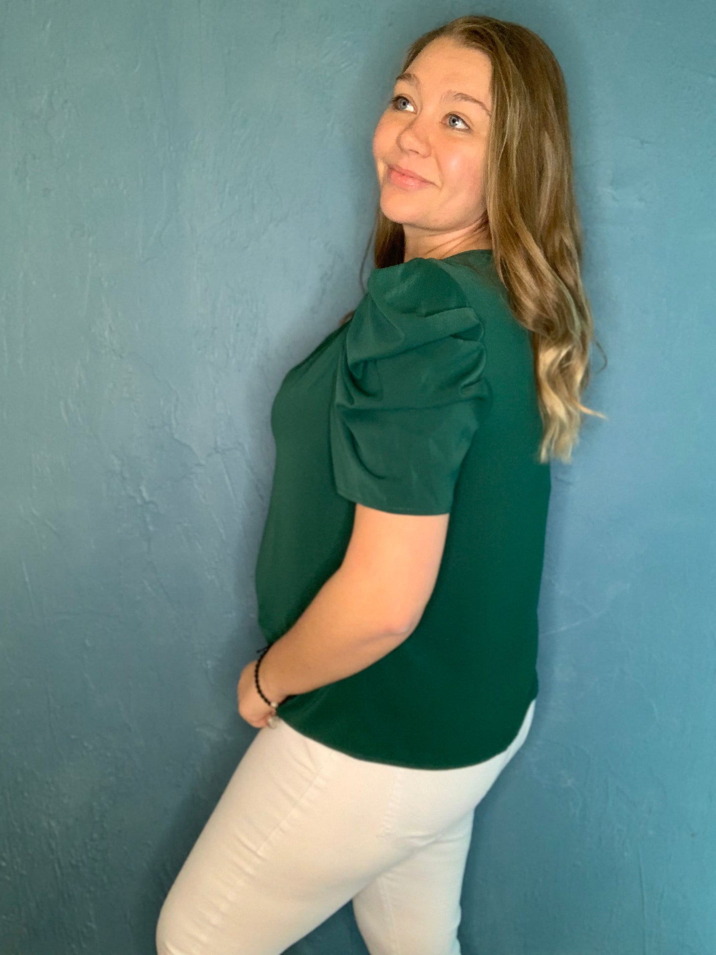 Adalyn Green Blouse