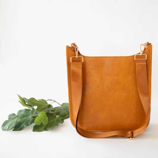 Brown Leather Crossbody