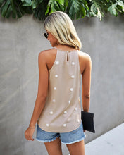 Load image into Gallery viewer, Apricot Pom Tank Top
