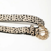 Load image into Gallery viewer, Leopard Faux Leather Belt
