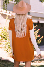 Load image into Gallery viewer, Orange Colorblock Pocketed Long Sleeve
