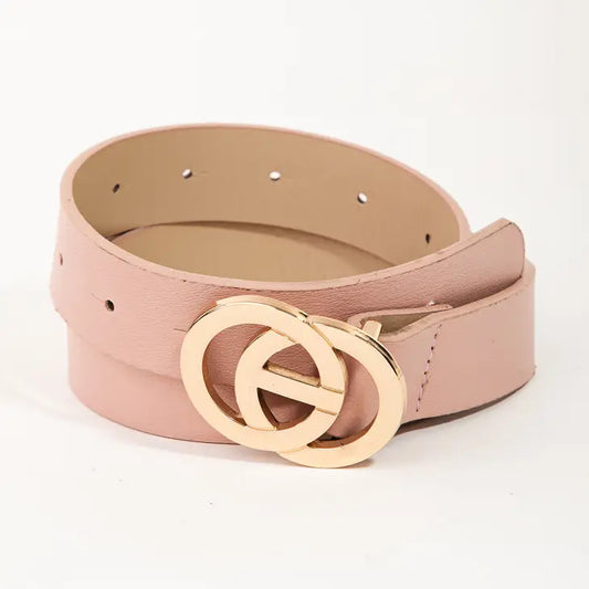 Double Hoop Buckle Belt