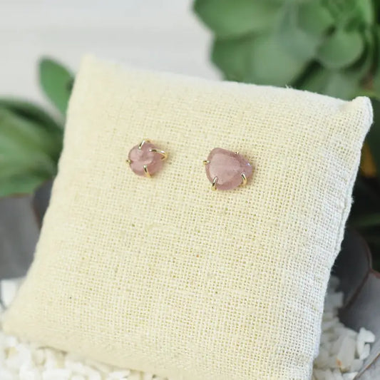 Chelsea Natural Stone Stud Earrings