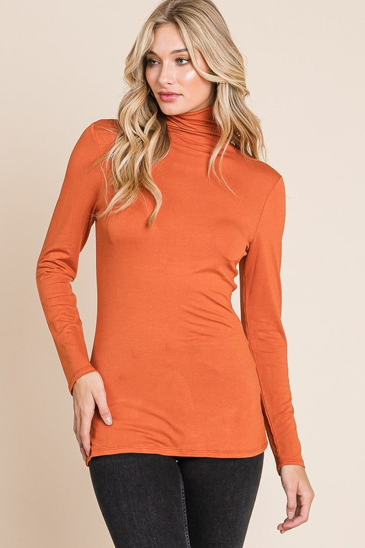 Essential Long Sleeve Cowl Neck Top