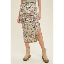 Load image into Gallery viewer, Cheetah Lovin Skirt - Taupe
